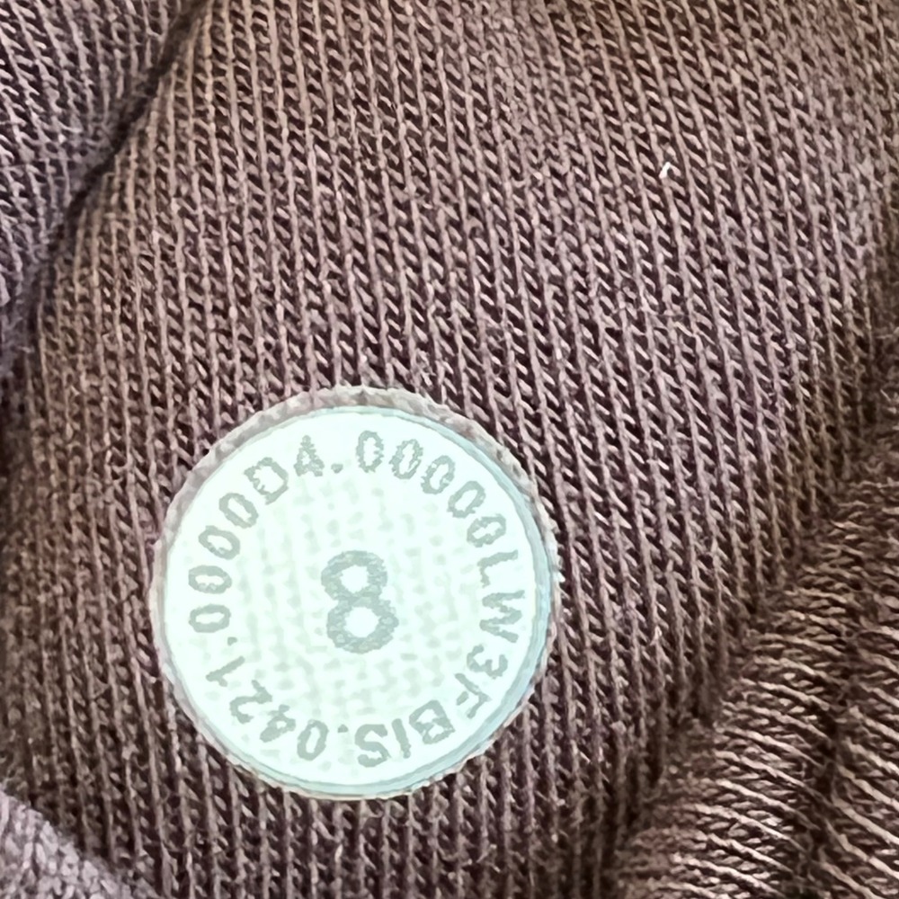 Lululemon Cinchable Fleece Zip Up Jacket Size 8 Brown - Picture 8 of 9